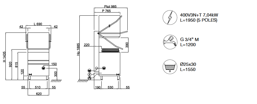 ADVANCE range ch110-bt